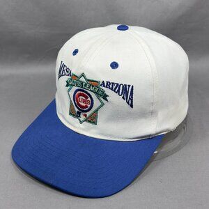 Vtg Chicago Cubs MLB Snapback Hat Twins Cactus League Phoenix Arizona USA Mens